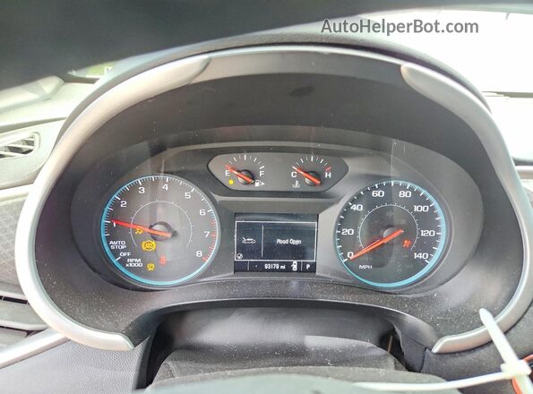 1G1ZD5ST4PF154050 2023 CHEVROLET MALIBU Black Instrument cluster view