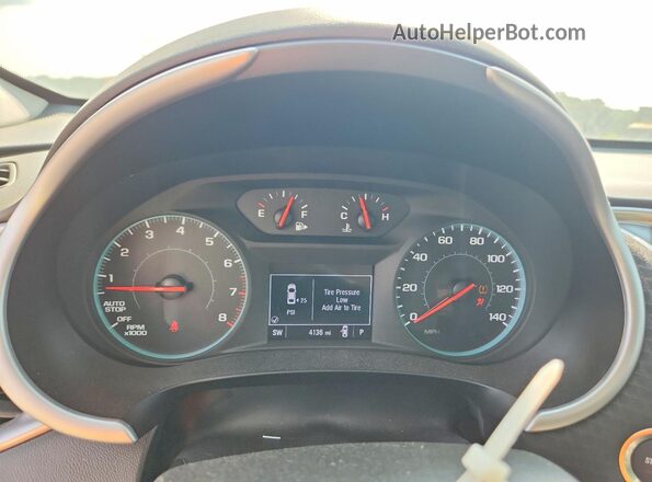 1G1ZD5ST4SF100403 2025 CHEVROLET MALIBU White ხელსაწყოთა პანელის ხედი