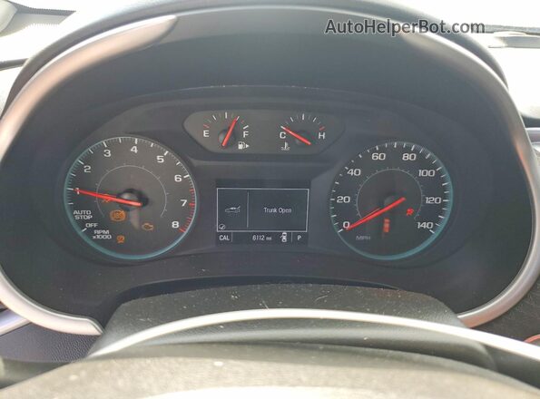 1G1ZD5ST4SF100935 2025 CHEVROLET MALIBU Red Vista del cuadro de instrumentos