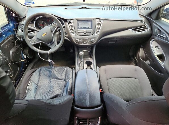 1G1ZD5ST5JF105477 2018 CHEVROLET MALIBU Blue Առջևի վահանակի տեսք