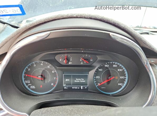 1G1ZD5ST5JF105477 2018 CHEVROLET MALIBU Blue Սարքավորումների վահանակի տեսք