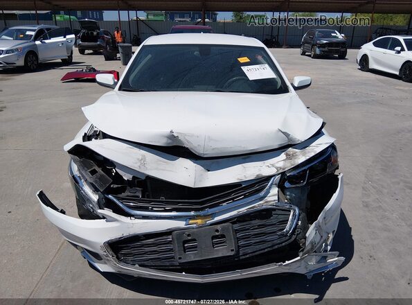 1G1ZD5ST5JF267528 2018 CHEVROLET MALIBU White Instrument cluster view