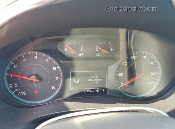 1G1ZD5ST5KF114598 2019 CHEVROLET MALIBU Синий Вид щитка приборов
