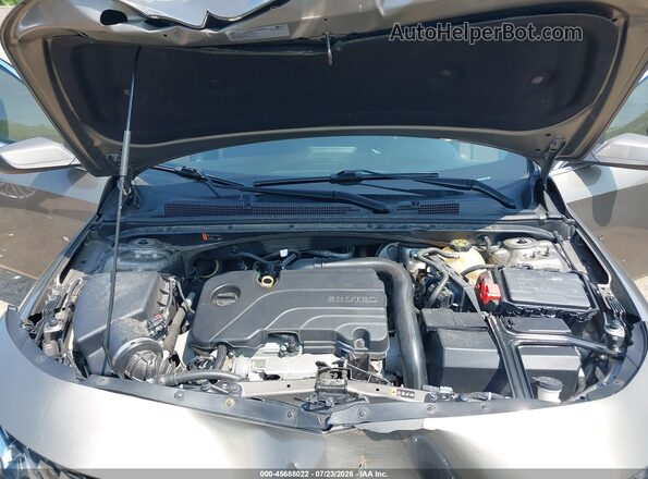 1G1ZD5ST5LF007889 2020 CHEVROLET MALIBU Gray უკანა ხედი