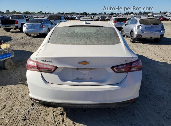 1G1ZD5ST5LF054016 2020 CHEVROLET MALIBU White უკანა ხედი