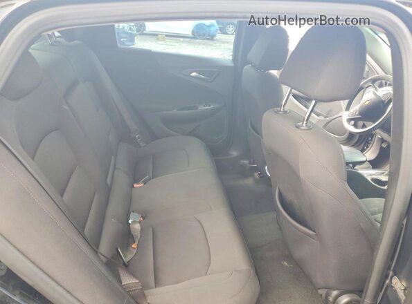 1G1ZD5ST5LF090286 2020 CHEVROLET MALIBU Black Rear seats view