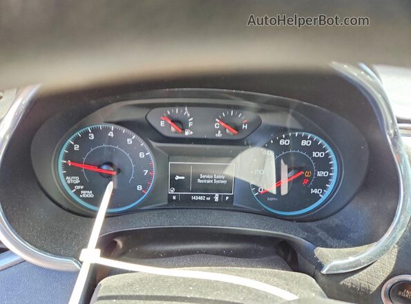 1G1ZD5ST5LF100931 2020 CHEVROLET MALIBU Black Вид щитка приладів