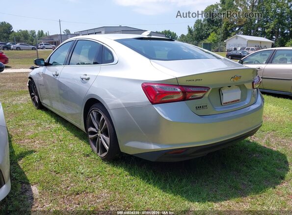 1G1ZD5ST5MF009448 2021 CHEVROLET MALIBU Silver Trasero izquierdo