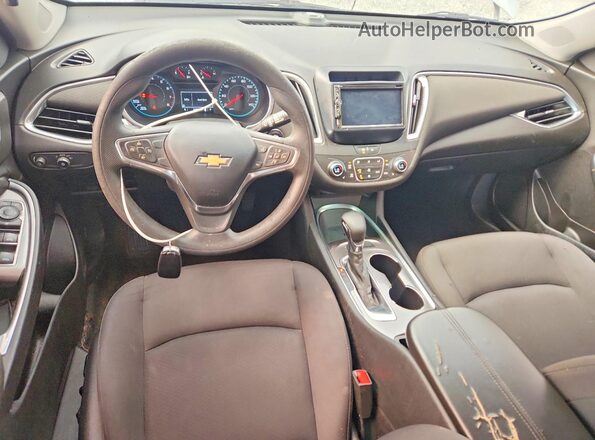 1G1ZD5ST5MF022166 2021 CHEVROLET MALIBU Серебряный Вид панели приборов