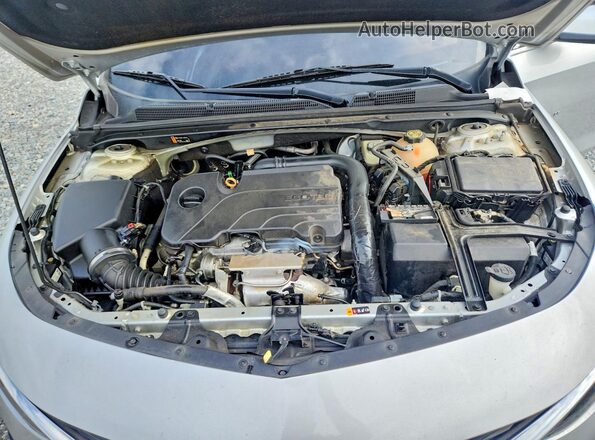 1G1ZD5ST5MF022166 2021 CHEVROLET MALIBU Серебряный Вид задней части салона