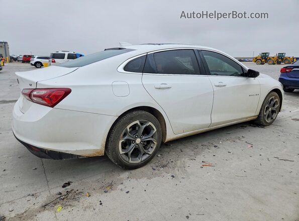 1G1ZD5ST5MF025424 2021 CHEVROLET MALIBU Белый Задняя правая четверть
