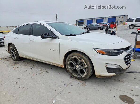 1G1ZD5ST5MF025424 2021 CHEVROLET MALIBU Белый Передняя правая четверть