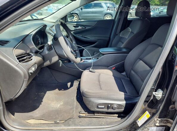 1G1ZD5ST5MF049979 2021 CHEVROLET MALIBU Black Вид салону спереду