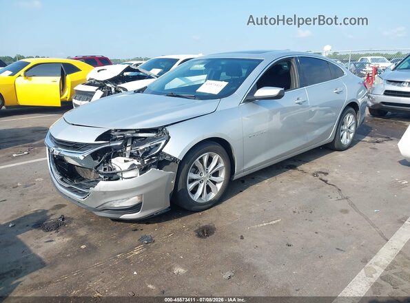 1G1ZD5ST5MF067754 2021 CHEVROLET MALIBU Silver Առջևի ձախ երեք քառորդ տեսարան