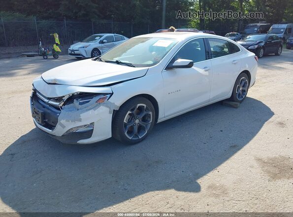 1G1ZD5ST5NF153258 2022 CHEVROLET MALIBU White Առջևի ձախ երեք քառորդ տեսարան