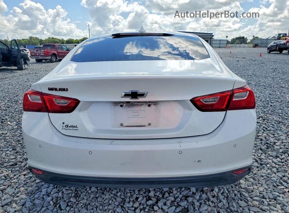 1G1ZD5ST6JF143865 2018 CHEVROLET MALIBU White Вид ззаду