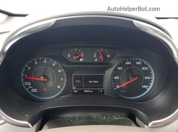 1G1ZD5ST6JF161377 2018 CHEVROLET MALIBU White Vista del cuadro de instrumentos