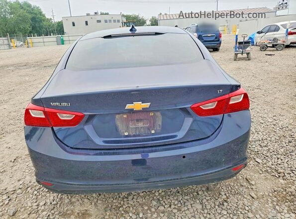 1G1ZD5ST6JF166322 2018 CHEVROLET MALIBU Blue უკანა ხედი