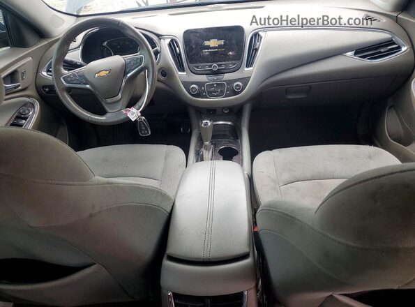 1G1ZD5ST6JF166322 2018 CHEVROLET MALIBU Blue წინა პანელის ხედი
