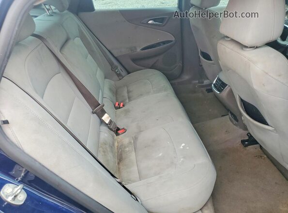 1G1ZD5ST6JF166322 2018 CHEVROLET MALIBU Blue უკანა სავარძლების ხედი