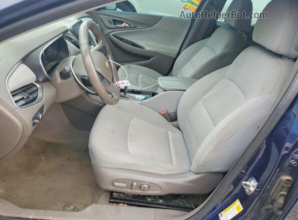 1G1ZD5ST6JF166322 2018 CHEVROLET MALIBU Blue წინა სალონის ხედი