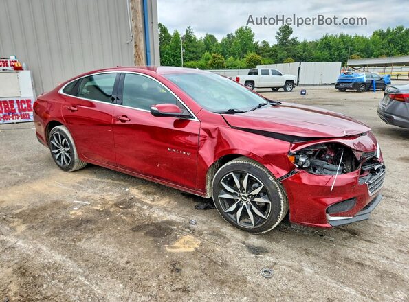 1G1ZD5ST6JF245344 2018 CHEVROLET MALIBU Burgundy Delantero derecho
