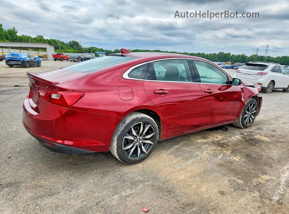1G1ZD5ST6JF245344 2018 CHEVROLET MALIBU Burgundy Trasero derecho