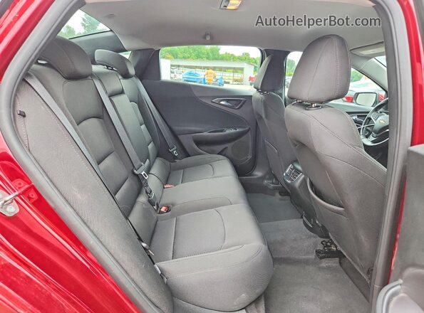 1G1ZD5ST6JF245344 2018 CHEVROLET MALIBU Burgundy Vista de los asientos traseros