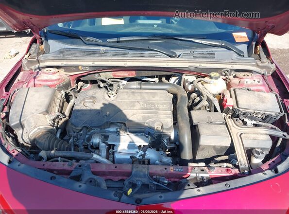 1G1ZD5ST6JF278487 2018 CHEVROLET MALIBU Красный Вид сзади