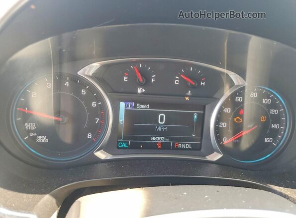 1G1ZD5ST6JF280451 2018 CHEVROLET MALIBU Silver Instrument cluster view