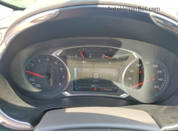 1G1ZD5ST6JF282538 2018 CHEVROLET MALIBU White Instrument cluster view