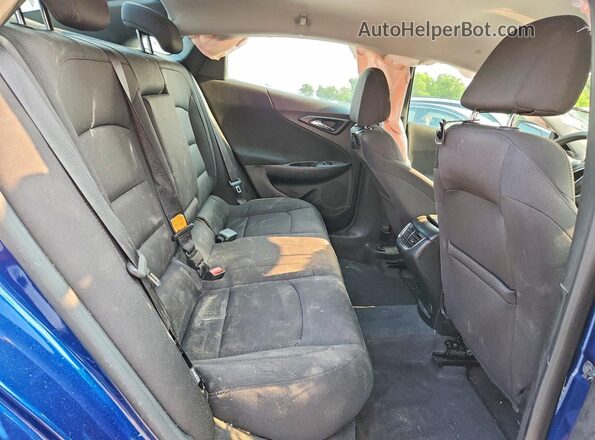 1G1ZD5ST6KF117347 2019 CHEVROLET MALIBU Blue Вид задніх сидінь