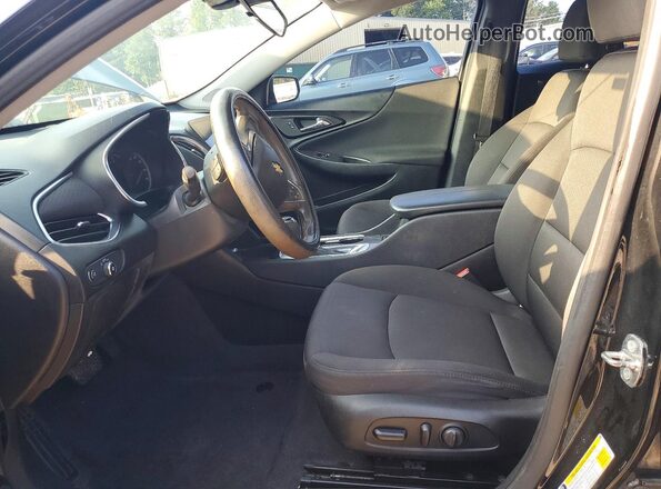 1G1ZD5ST6KF184580 2019 CHEVROLET MALIBU Black წინა სალონის ხედი