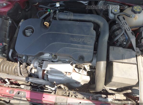 1G1ZD5ST6LF044353 2020 CHEVROLET MALIBU Red Widok z tyłu