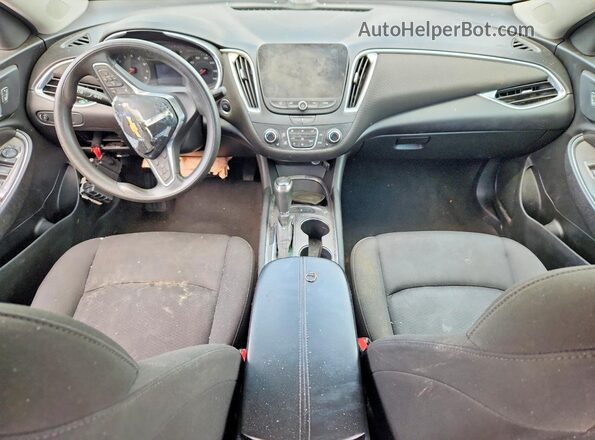 1G1ZD5ST6LF052579 2020 CHEVROLET MALIBU Black Առջևի վահանակի տեսք