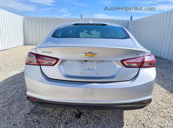 1G1ZD5ST6MF016814 2021 CHEVROLET MALIBU Silver Հետևի տեսք