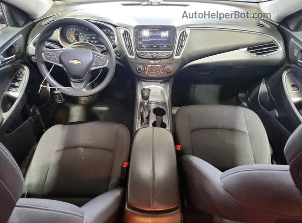1G1ZD5ST6MF025044 2021 CHEVROLET MALIBU Blue Առջևի վահանակի տեսք