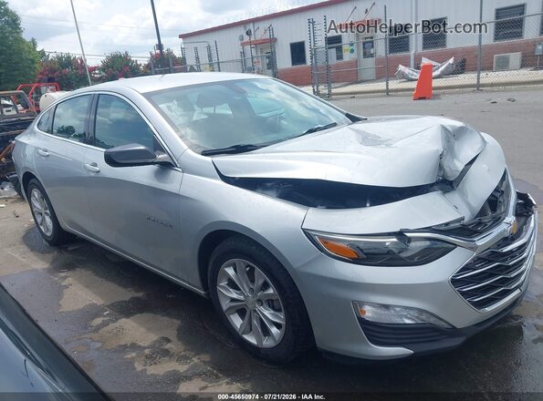 1G1ZD5ST6MF037906 2021 CHEVROLET MALIBU Silver Rear interior view