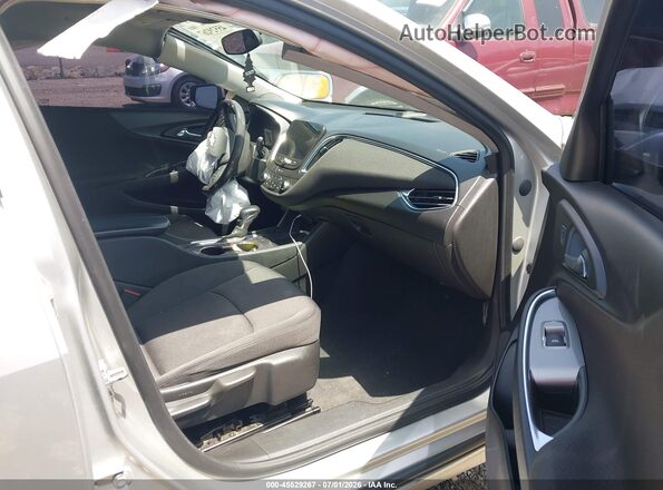 1G1ZD5ST6MF044483 2021 CHEVROLET MALIBU Silver Front interior view