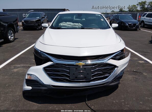1G1ZD5ST6MF044645 2021 CHEVROLET MALIBU Белый Вид спереди