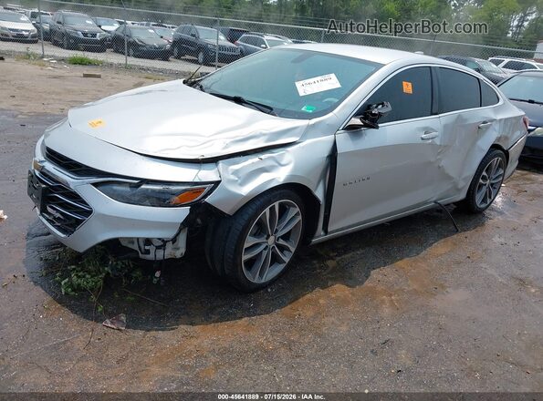 1G1ZD5ST6MF047318 2021 CHEVROLET MALIBU Серебряный Вид спереди