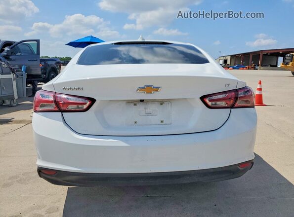 1G1ZD5ST6MF071831 2021 CHEVROLET MALIBU White უკანა ხედი