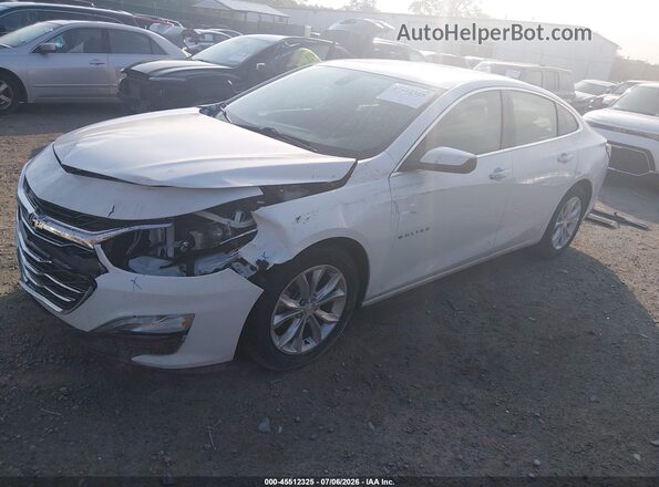 1G1ZD5ST6NF124626 2022 CHEVROLET MALIBU Белый Передняя левая четверть