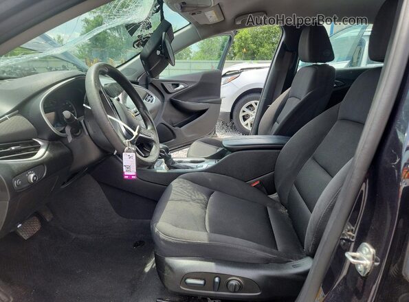 1G1ZD5ST6PF166037 2023 CHEVROLET MALIBU Black Вид салону спереду