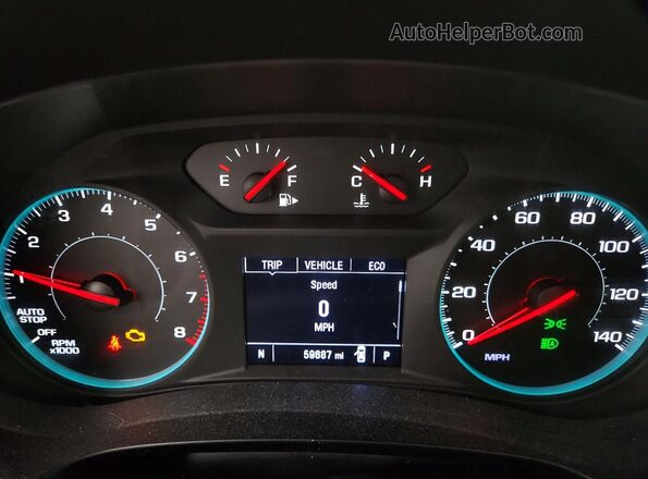 1G1ZD5ST6RF167823 2024 CHEVROLET MALIBU Белый Вид щитка приборов