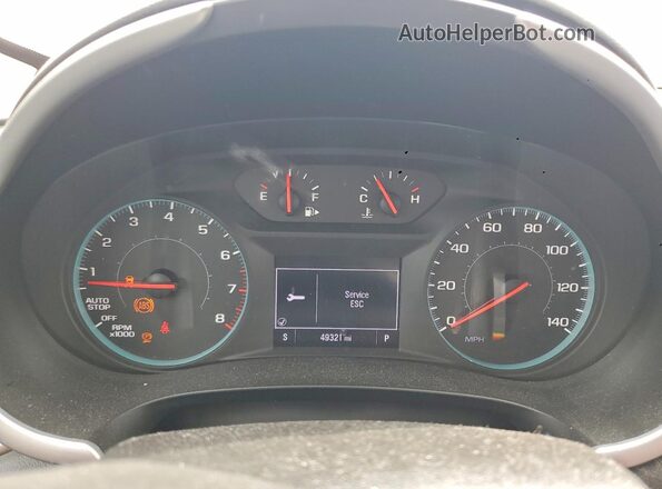 1G1ZD5ST6RF170978 2024 CHEVROLET MALIBU Red Instrument cluster view