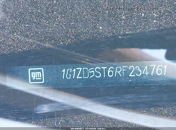 1G1ZD5ST6RF234761 2024 CHEVROLET MALIBU Синий Вид подкапотного пространства