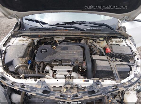 1G1ZD5ST7JF167219 2018 CHEVROLET MALIBU Белый Вид сзади