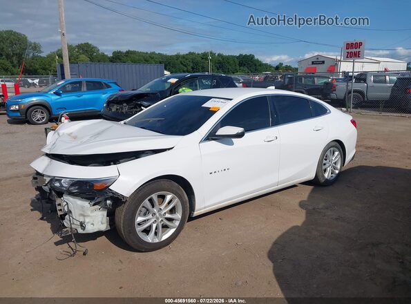 1G1ZD5ST7JF262587 2018 CHEVROLET MALIBU White Առջևի ձախ երեք քառորդ տեսարան