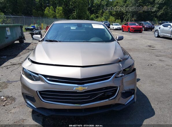 1G1ZD5ST7JF274755 2018 CHEVROLET MALIBU Tan Widok zestawu wskaźników